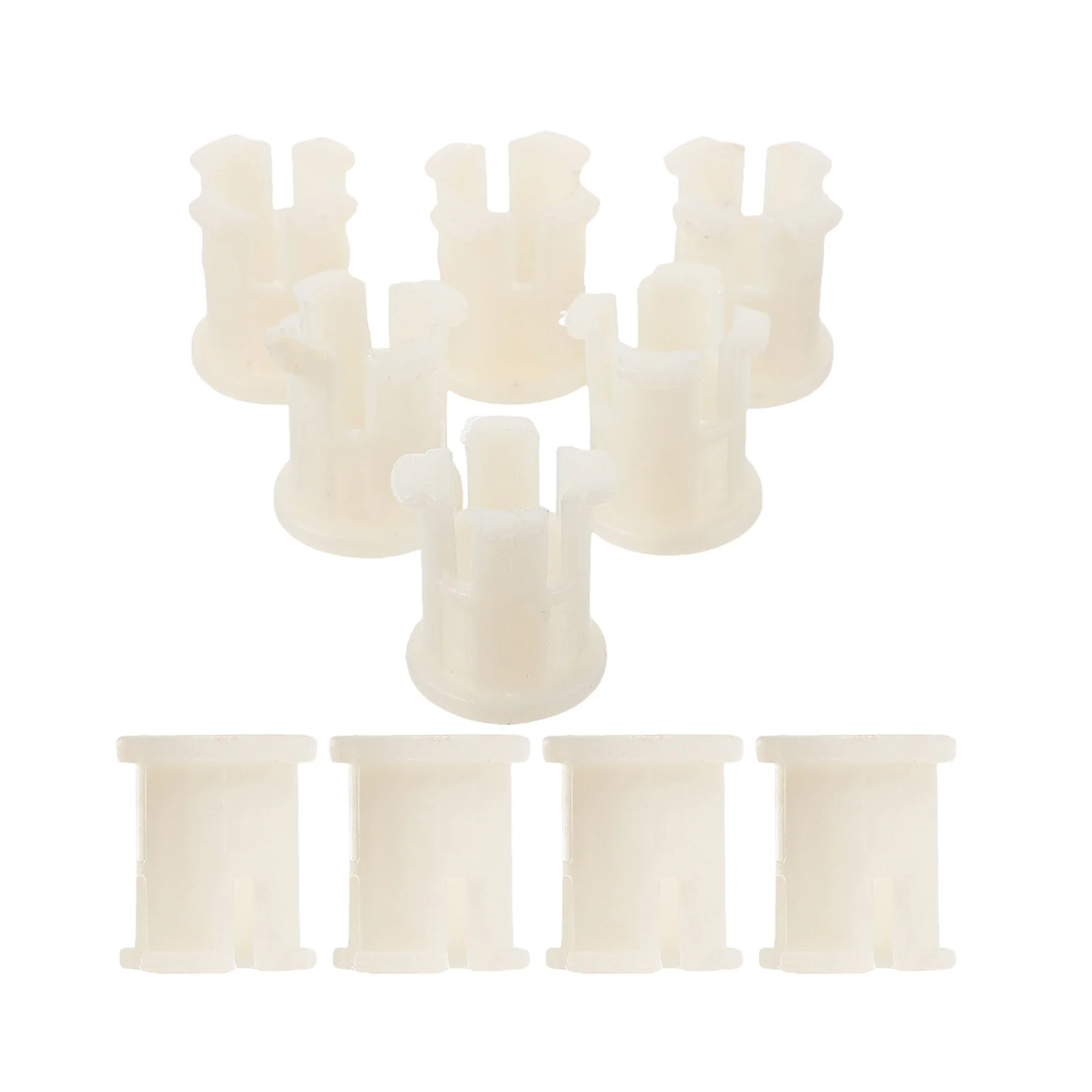 10Pcs Practical Caster Sockets Swivel Caster Stem Inserts for Furniture Legs Fine Workmanship Wheel Socket