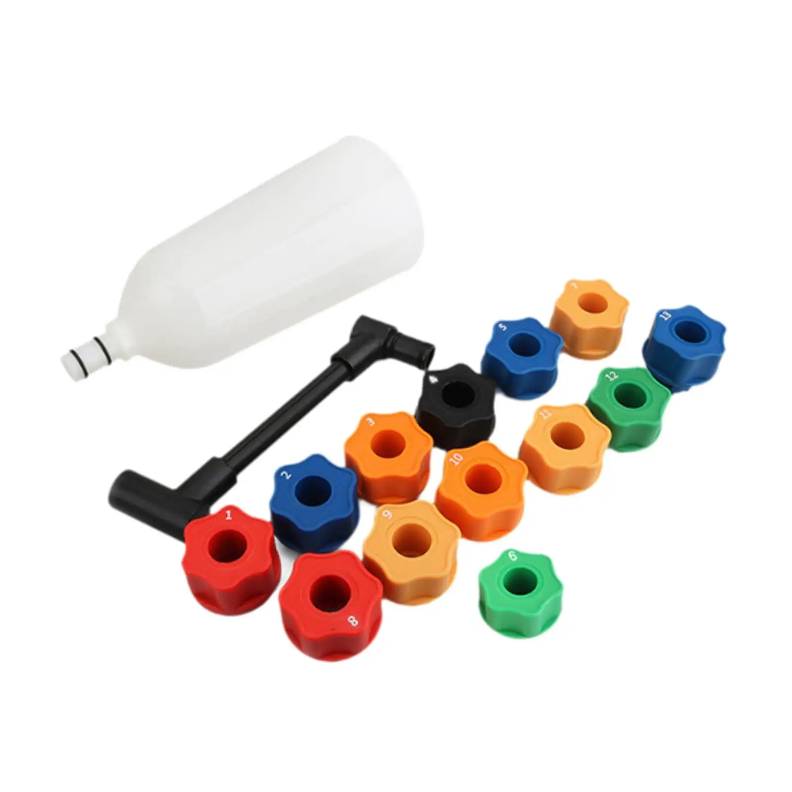 

Engine Oil Funnel Set Multipurpose with 13 Adapters for Replace Auto