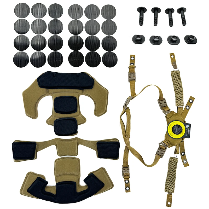 

Wendy Helmet Suspension System Helmet Lanyard FAST MICH Outdoor Hunting BK/DE/RG Helmet Accessies