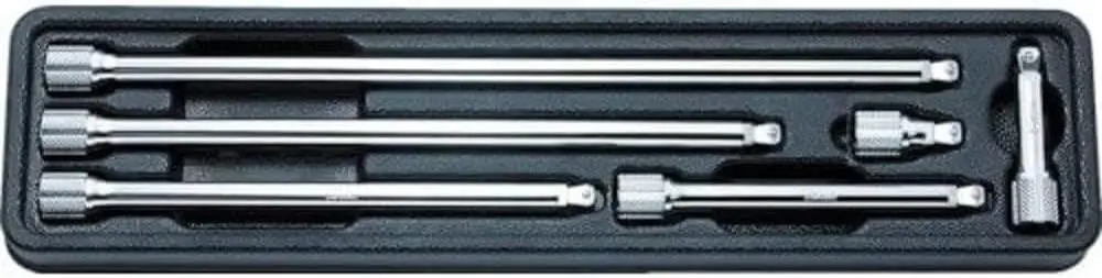 PK2763/6 1/4 Sq. Dr. Wobble-Fix Extension Bar Set 28-250mm 6-Pc
