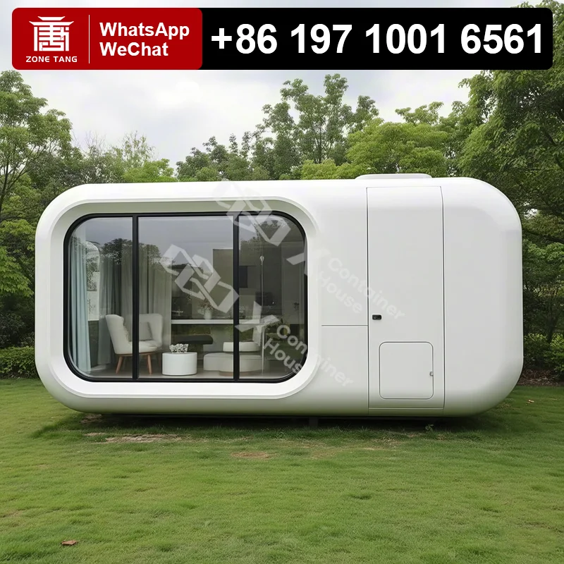 Steel Frame House Container Gues House Prefabricated House For Sale Space House Mini Modular Homes Waterproof Steel Frame Houses