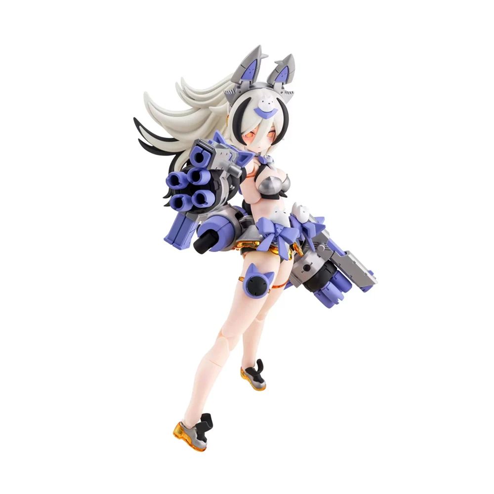 

Kotobukiya KP850 Goddess Device PUNI MOFU Silver Wolf Horned Ear Machine Girl Assemble Action Figureals Model