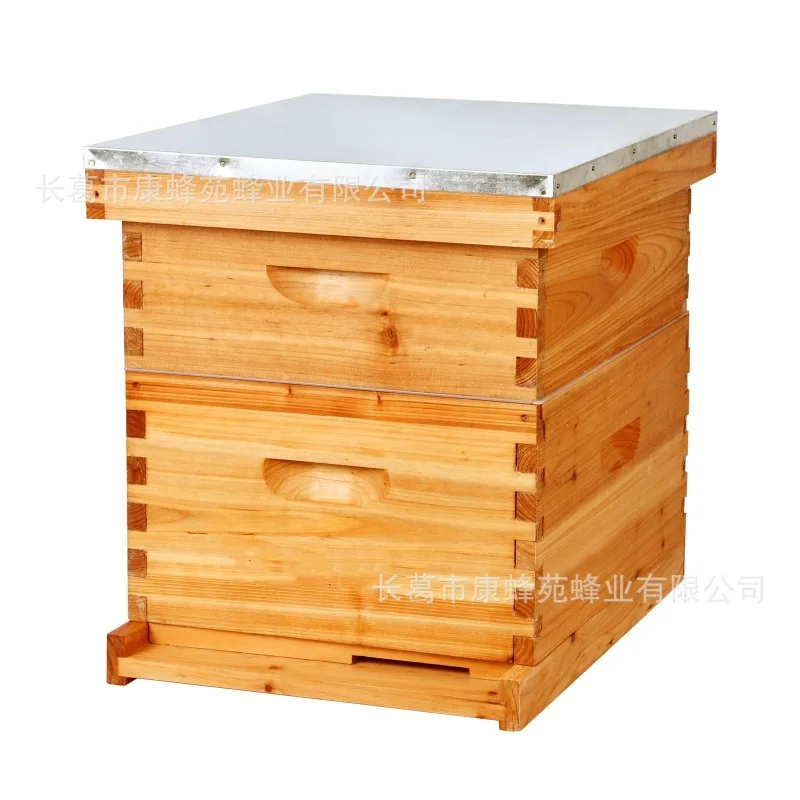 Lang style Boiled wax fir beehive pine beehive nest frame nest base ten frame