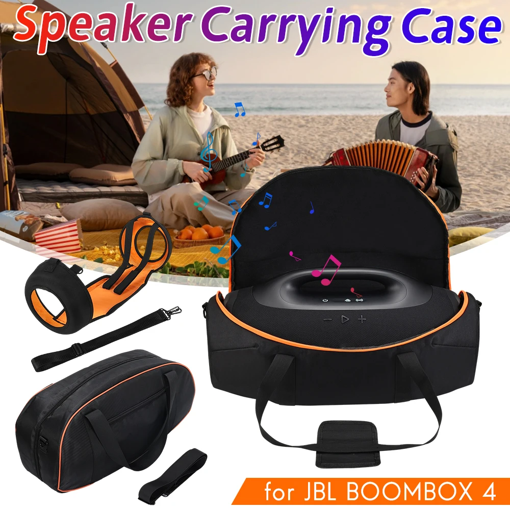 

Чехол для переноски динамика для JBL Boombox 4, водонепроницаемая защитная сумка для хранения, противоударная с плечевым ремнем, сменные аксессуары