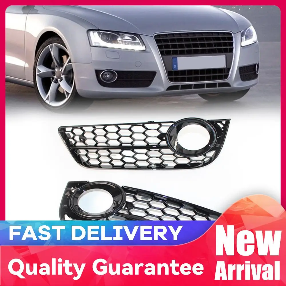 

Car Front Fog Light Grille Cover 8T0807682 8T0807681 Car Front Bumper Grille Left Right for Audi A5 Coupe/Sportback 2008-2011