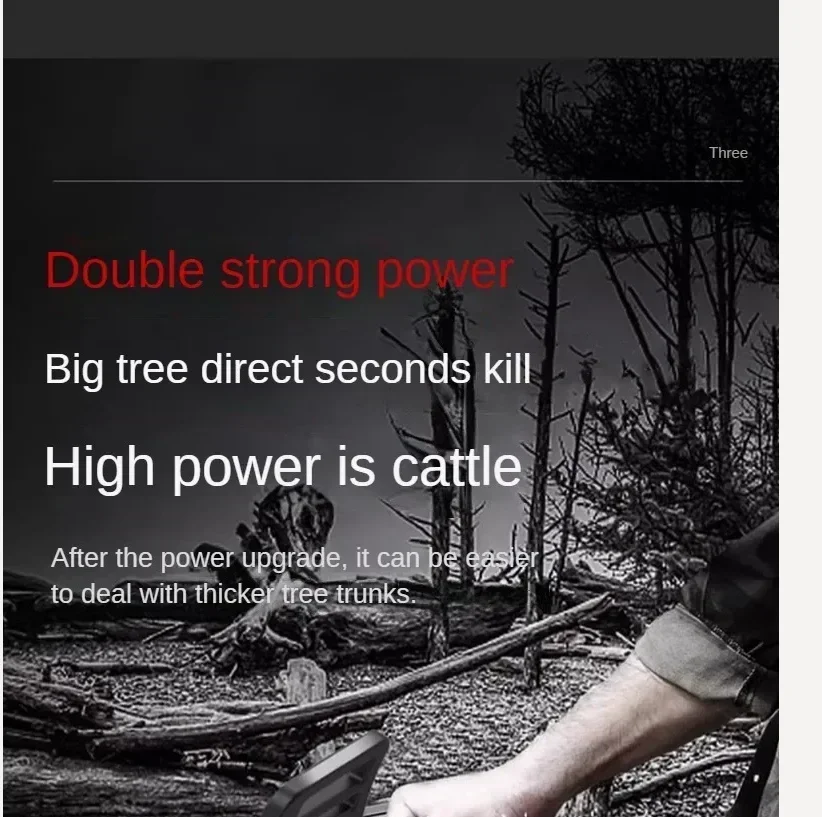 

Компактная и легкая бензопила с литиевой батареей 110 В/220 В для резки деревьев CH