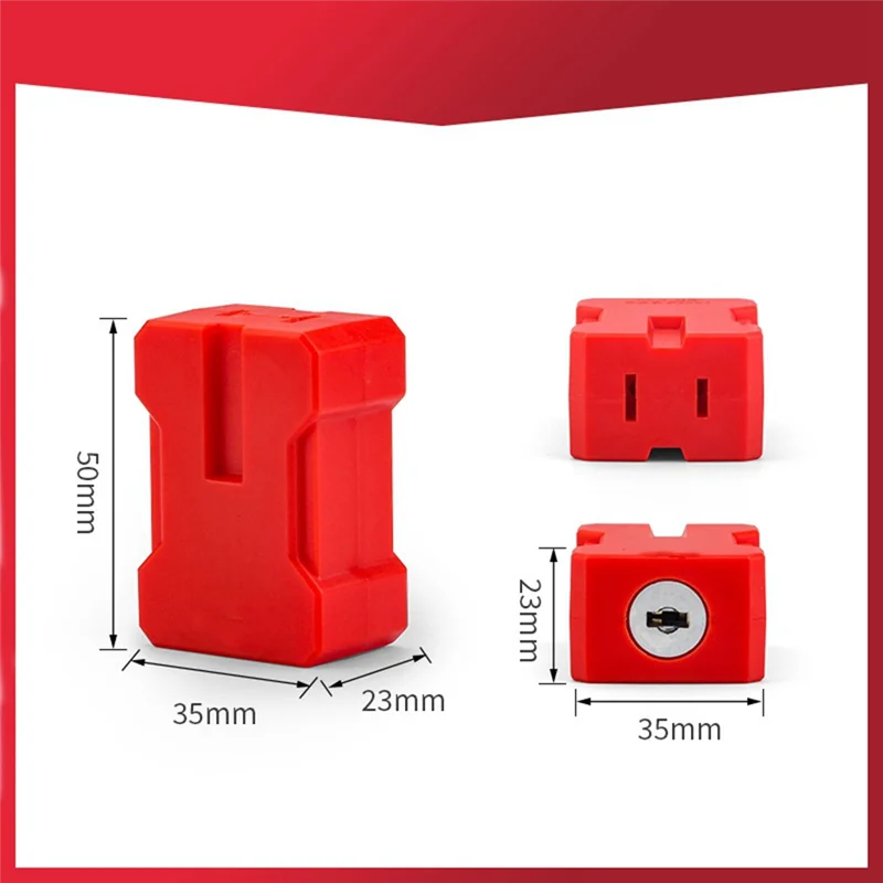 ABRU-2Set Plug Lock-Electrical Cord Plug Lockout Device,Electrical Shutdown Service Fits U.S Standard 2 And 3-Pronged Plugs