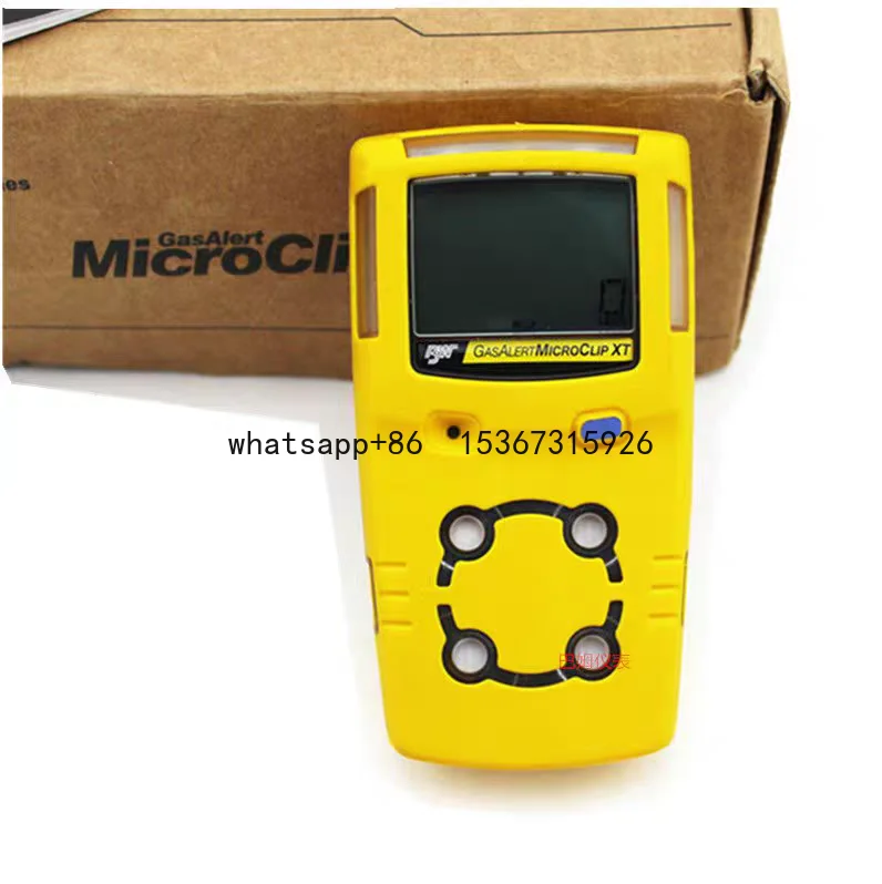 Honeywells BW Technologies MCXL-4 Gas Alert Micro Clip XL 4 Honeywells Gas leak Detector, CO, H2S, LEL and O2, Yellow