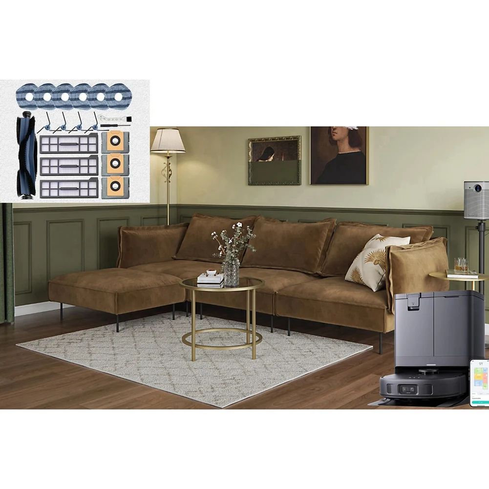 Набор из 19 запасных частей для робота-пылесоса Eufy X10 Pro Omni Robot Vacuum-A58E