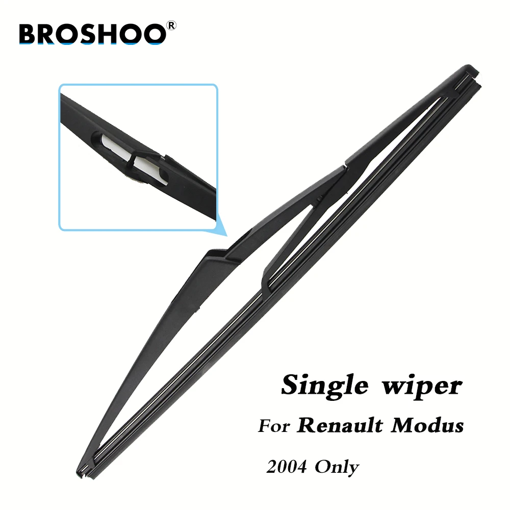 BROSHOO Car Rear Wiper Blades Back Windscreen Wiper Arm For Renault Modus Hatchback (2004 Only) 305mm,Windshield Auto Styling