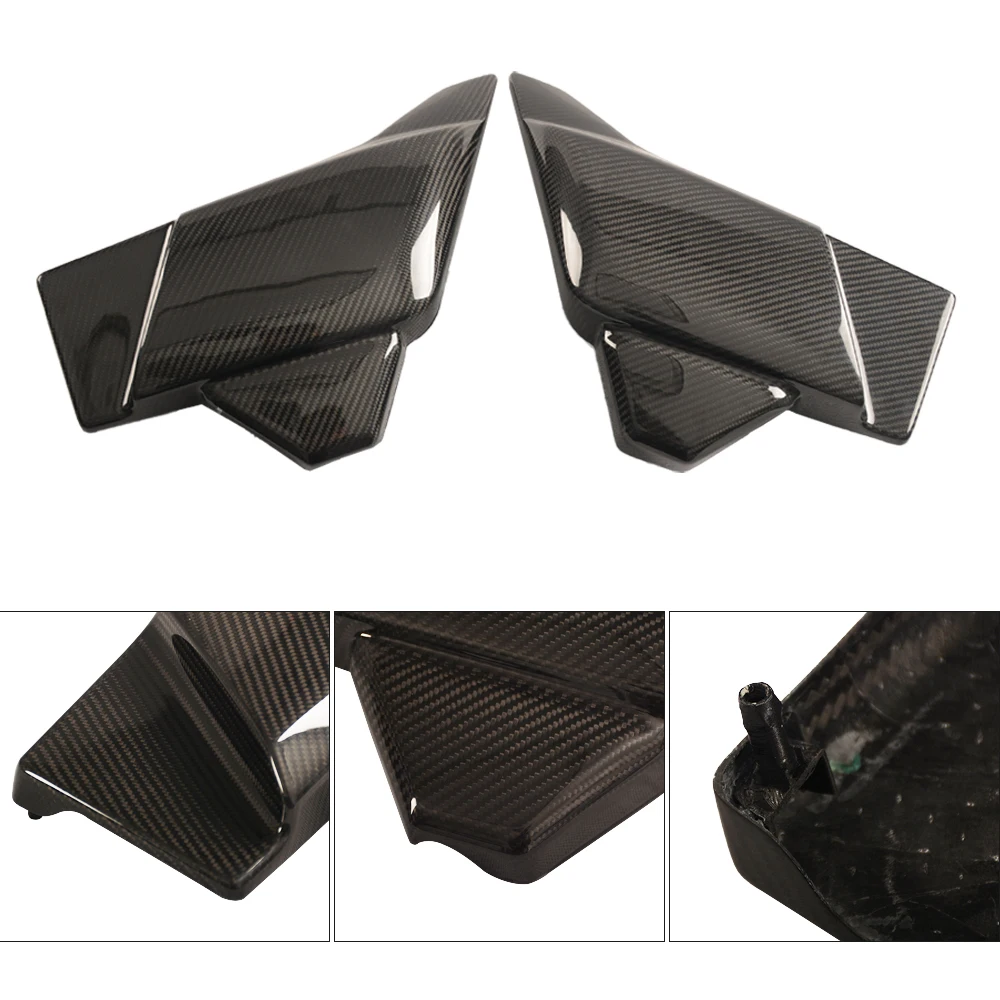 오토바이 액세서리 투어링 글라이드 스트리트 글라이드 2023.5-2025 용 3K 순수 탄소 섬유 배터리 커버 New
