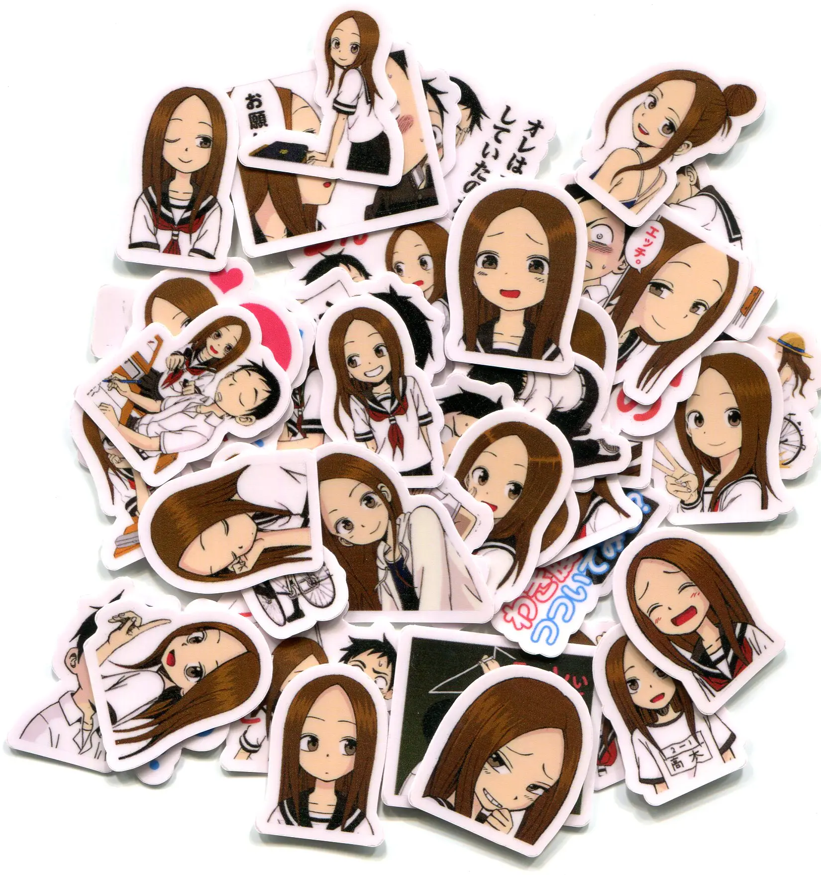 

40 шт. Teasing Master Takagi-san Diy наклейка на 2-3 см Z 1531