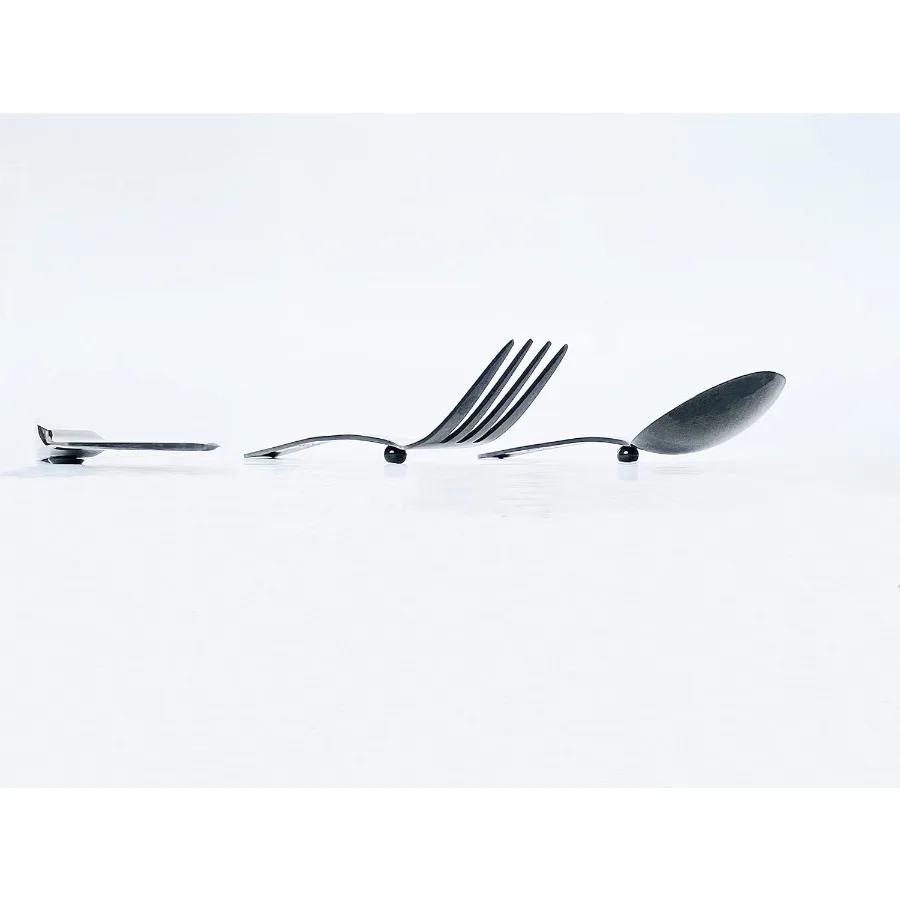

Сервировочный набор столовых приборов из нержавеющей стали поднимает столы и поверхности. Столовая посуда/Серебряная посуда | 3 шт. iFork iSpoon iKnife Посуда