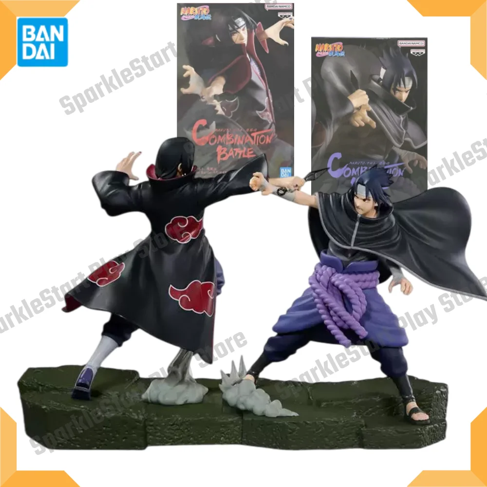 

Bandai In Stock Banpresto Original Combination Battle Anime Naruto Shippuuden Uchiha Itachi Sasuke Action Figure Model Model Toy
