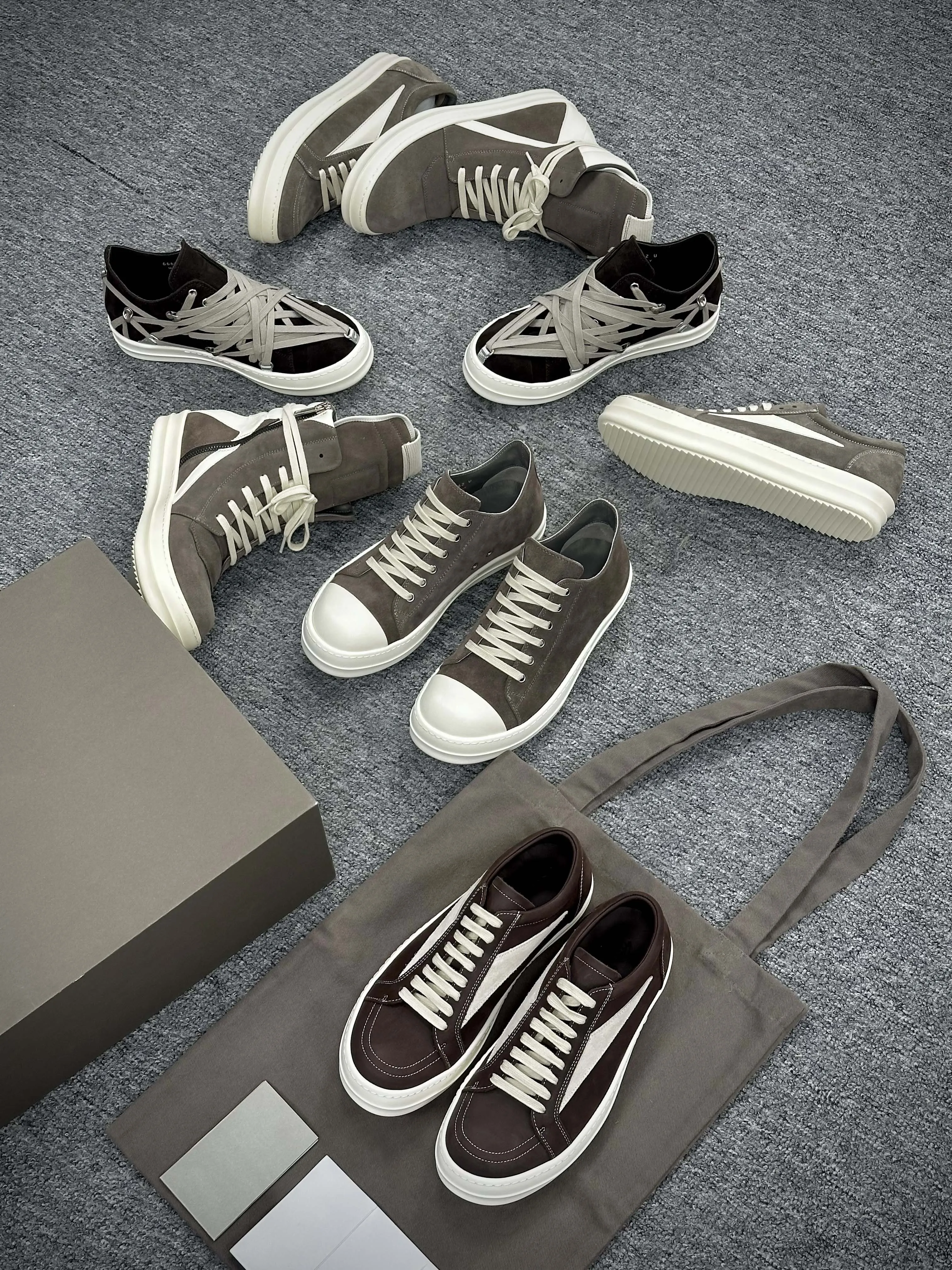 

Лучшая версия RICKs' Design Moka Collection Женская и мужская модная уличная обувь Кроссовки