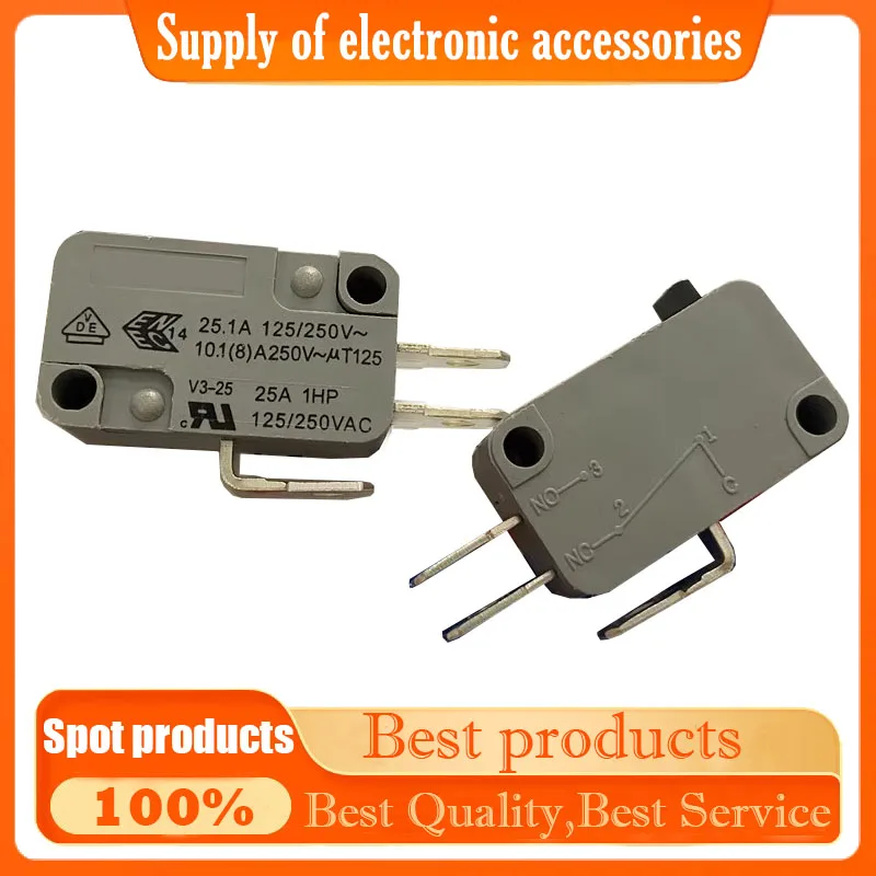 V3-25S-00D3-Z 3-pin microswitch 25A 125/250VAC travel reset limit T125