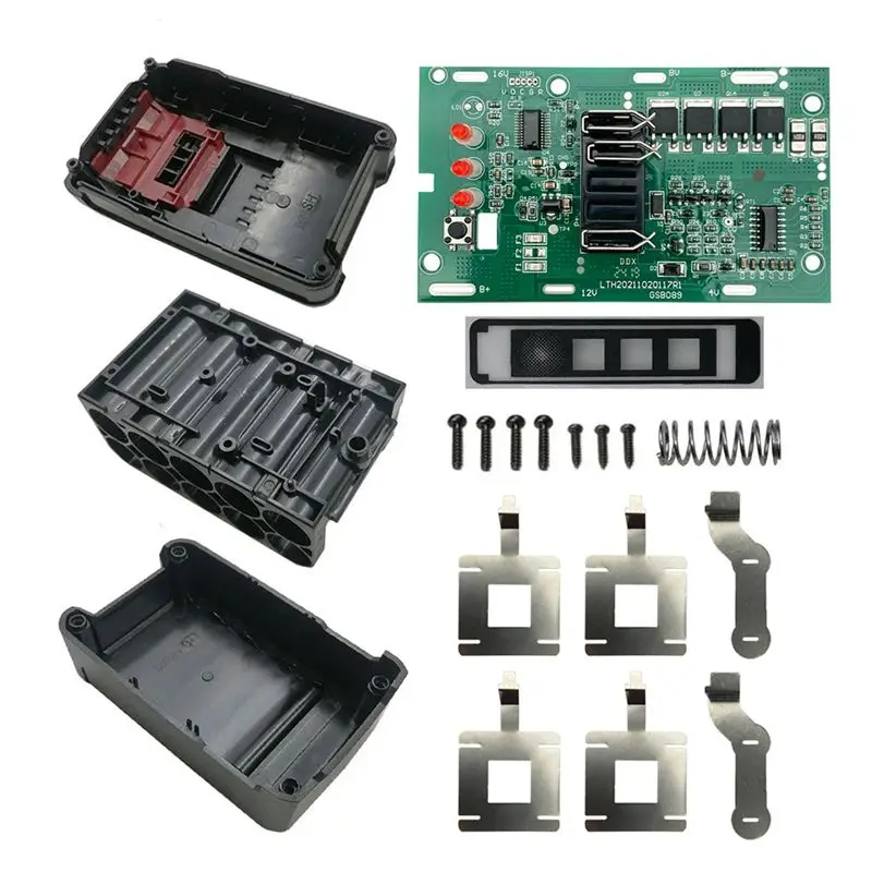 AS60-4511396 Battery Plastic Case Li- Charging Protection Circuit Board PCB Box Shell For POWER X-CHANGE 18V 20V Lithium