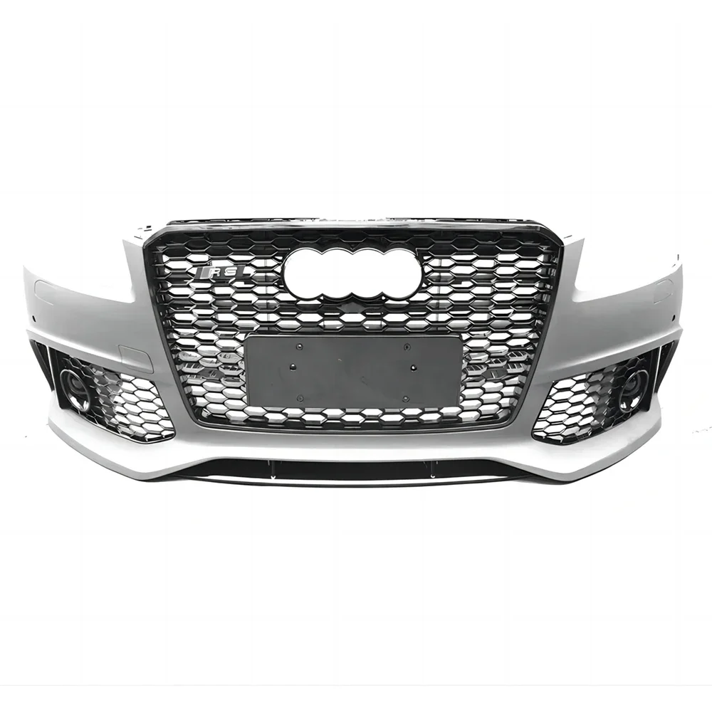 RS8 or W12 Style Front Bumper Body Kit For Audi A8 11-13 14-18 with Grill