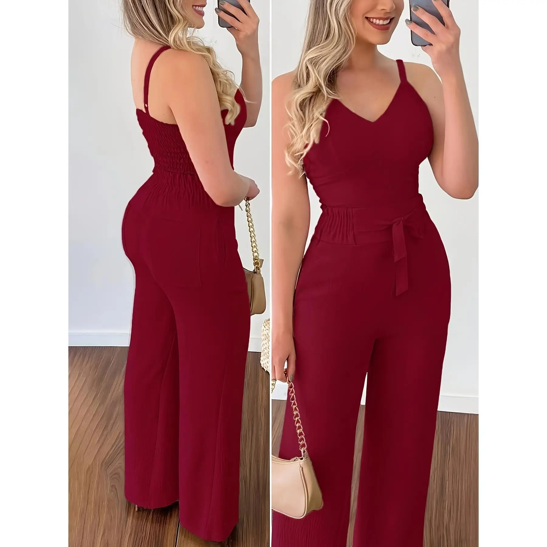

Elegant Women's Tank Top+Pants 2 Piece Sets Summer Sexy High Waist Straight Leg Pants Female Casual Suit Туника Летняя Женская