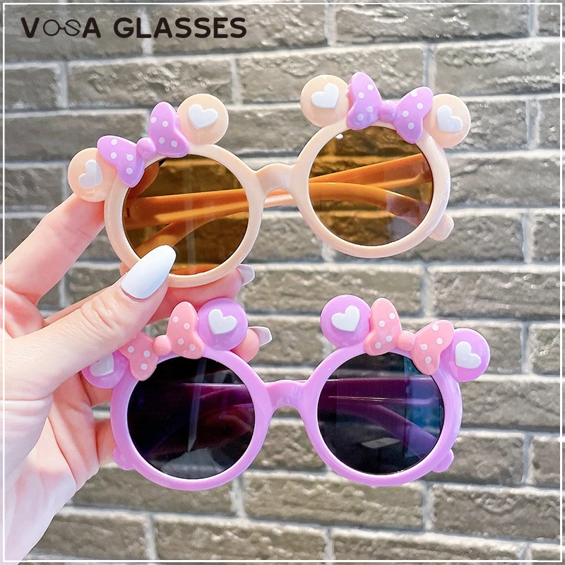 New Anime Sunglasses Kawaii Eyeglass Cartoon Children Summer Sunshades Girl Boy Toy Birthday Gifts Kids Sun Protection