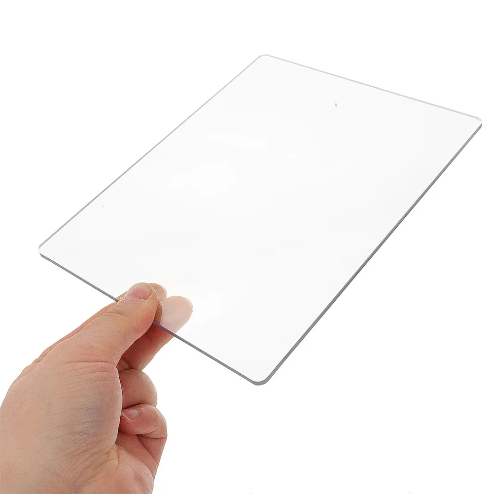 

2Pcs Transparent Clear Embossing Pads for Scrapbooking Die Cutting Acrylic Cutting Plates Craft Supplies DIY Embossing Pad