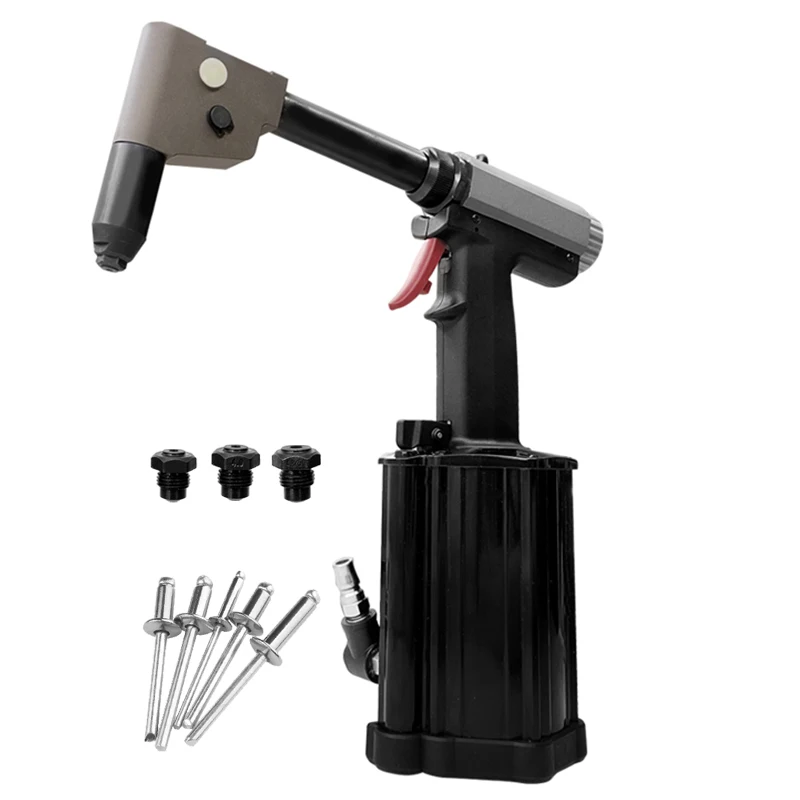 Automatic 4.0mm-6.4mm Pop Pneumatic Rivet Nut Gu n Hydraulic Air Riveting Machine Decorative Industry Hydraulic Nut Tools