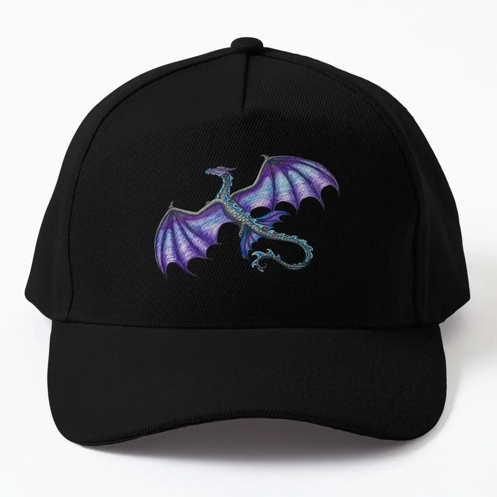 Flying Blue and Purple Dragon Baseball Cap Snapback Cap New Hat Hats For Women Men'S