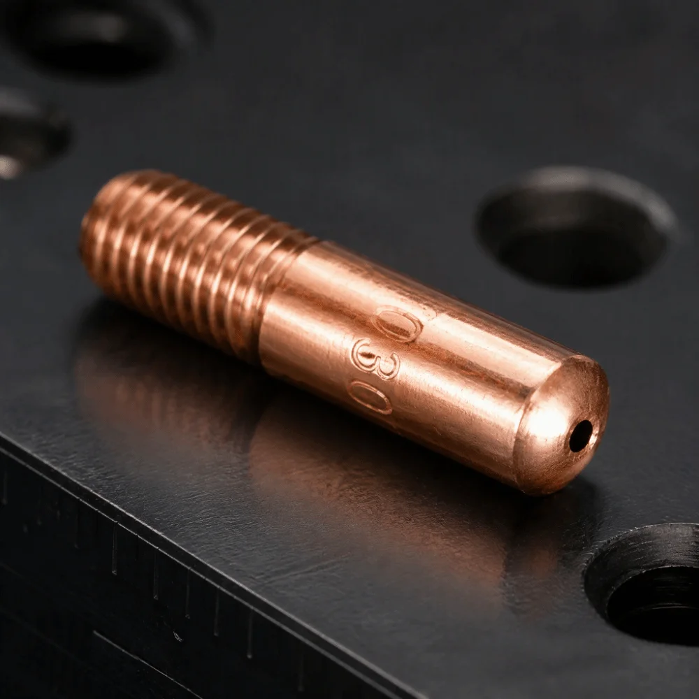 10pcs 0.030 Inch Diameter MIG Welding Contact Tips 0.8mm Diameter 0.035 Inch Diameter Copper Contact Tips 10 Pcs Pack