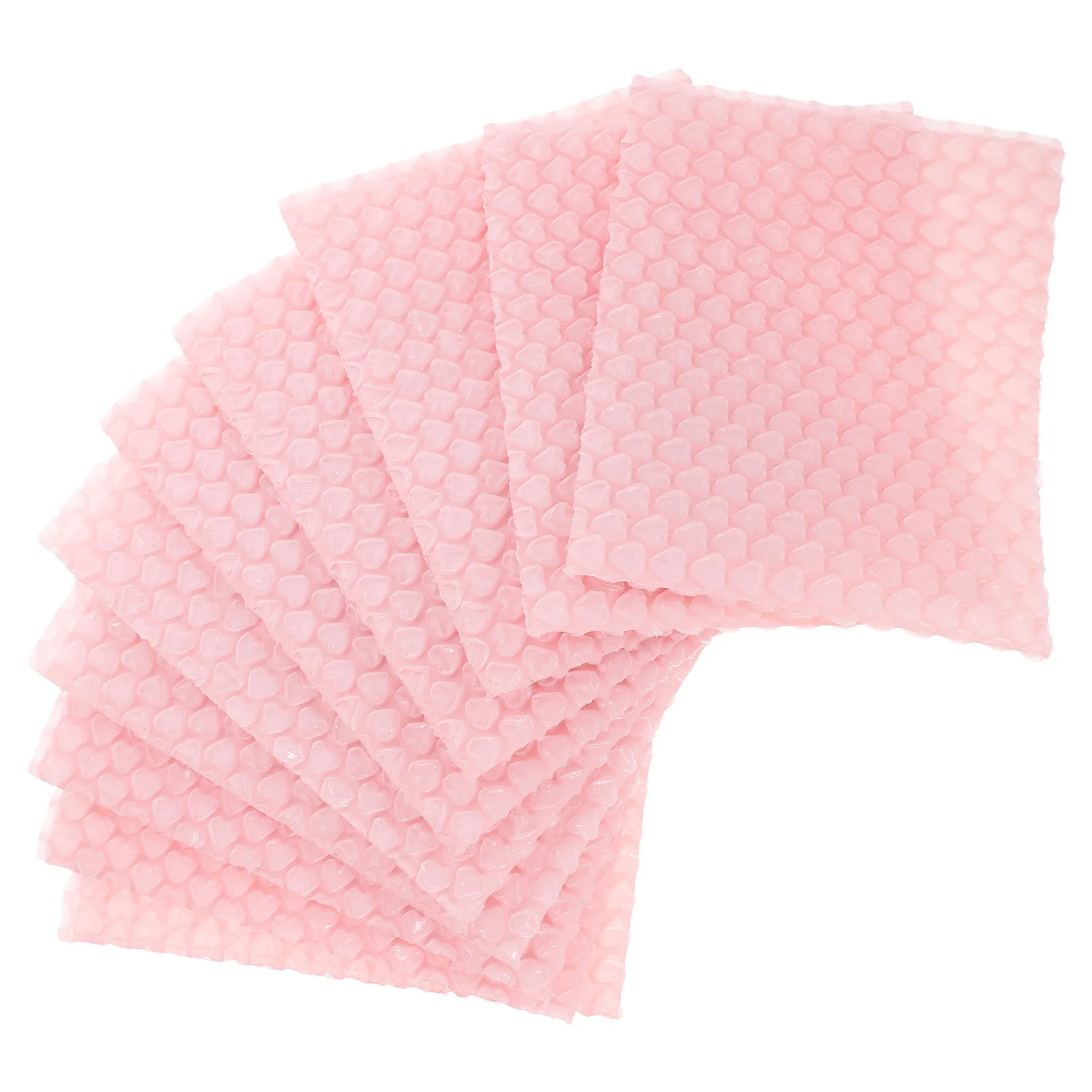 10Pcs Pink Bubble Mailers Heart Design Shockproof Padded Envelopes for Small Business Shipping and Packaging Bubble