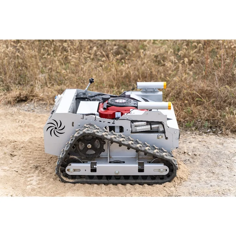 Robot tosaerba alimentato da AI con navigazione GPS automatica e telecomando