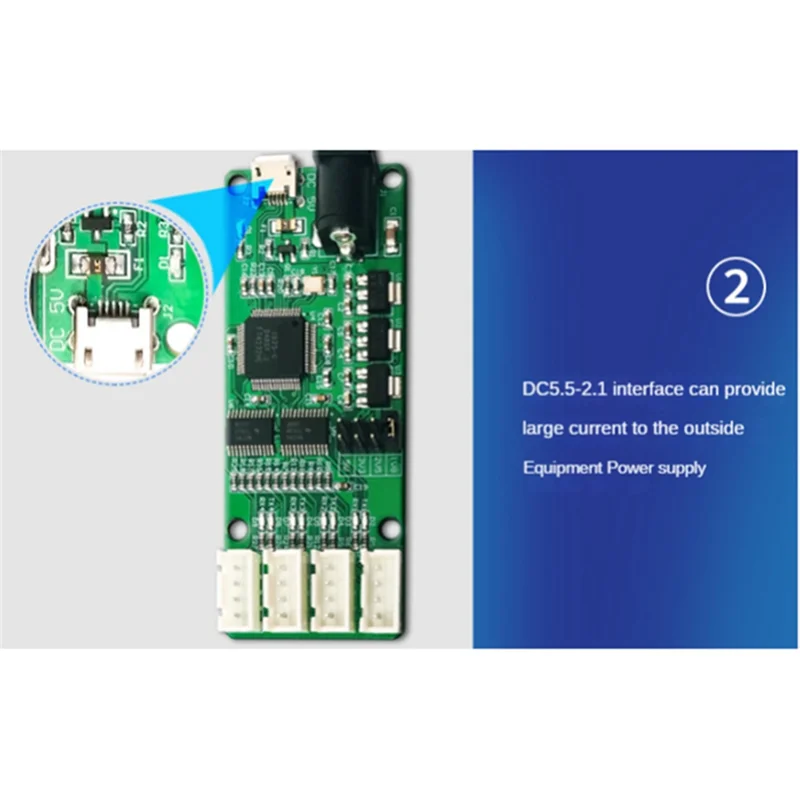 Serial Port Module UART USB to 4 Way TTL FT4232 Chip DC 5V Converter Board for Equipment