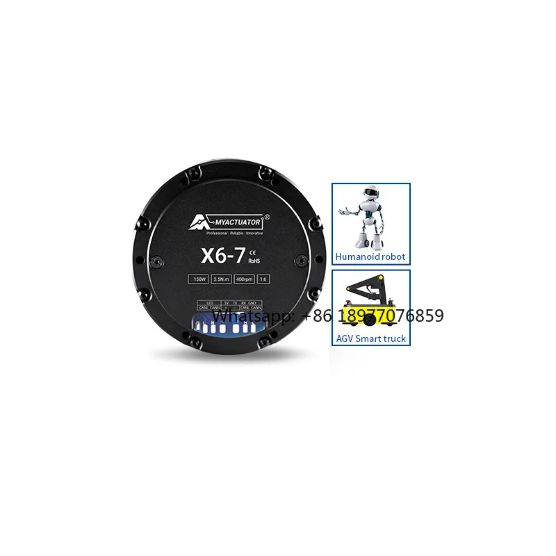 RMD X6 1:6 Small Size and High Torque Micro DC Brushless Motor Driver Robot Arm Joint Motor Integrated Planetary Joint Module