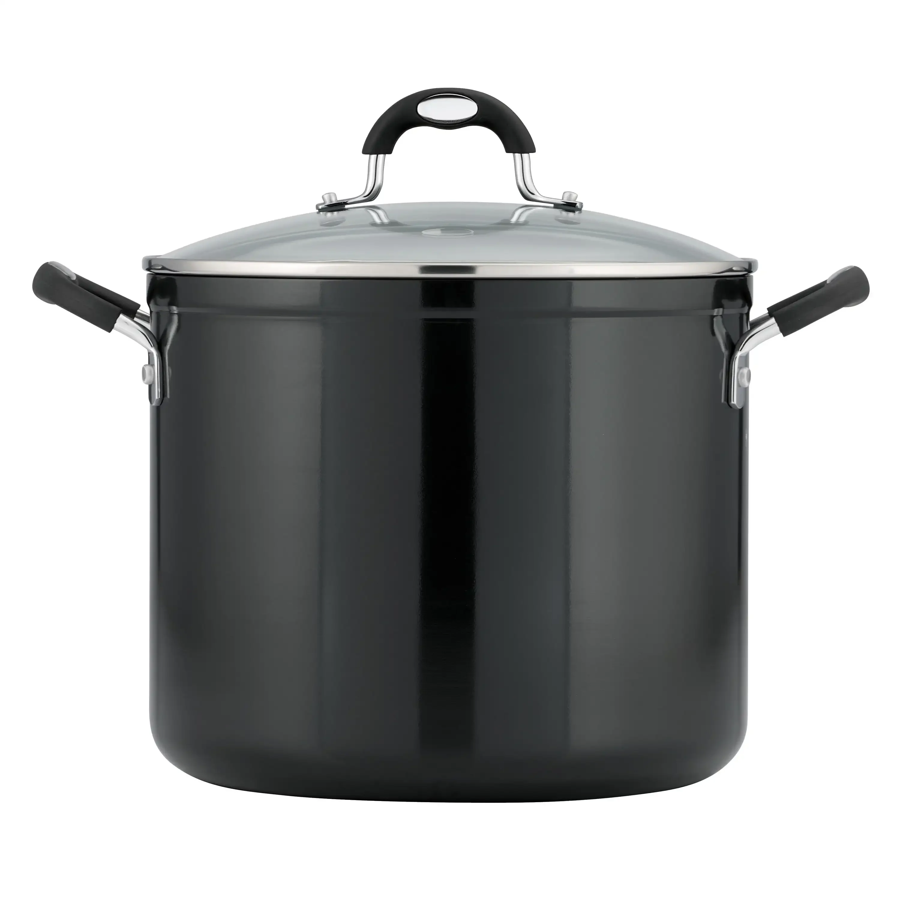 

12 Qt Style Gray CR Covered Stock Pot