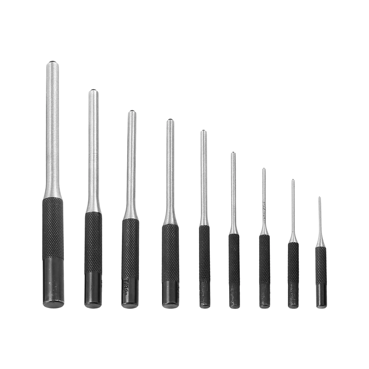 A06K 9-Piece Set-Up Punch Round Punch Pieces Roll Pin Punch Set Tool Bolt Catch Roll Pin Punch Tool Kit