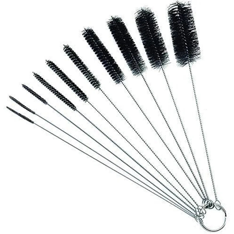 Joystar 10PCS Bottle Cleaning Brushes, Brush for Tube,Narrow Neck Bottles, Pipe Cleaner,Airbrush Nozzle，Glasses Straw, Kitchen