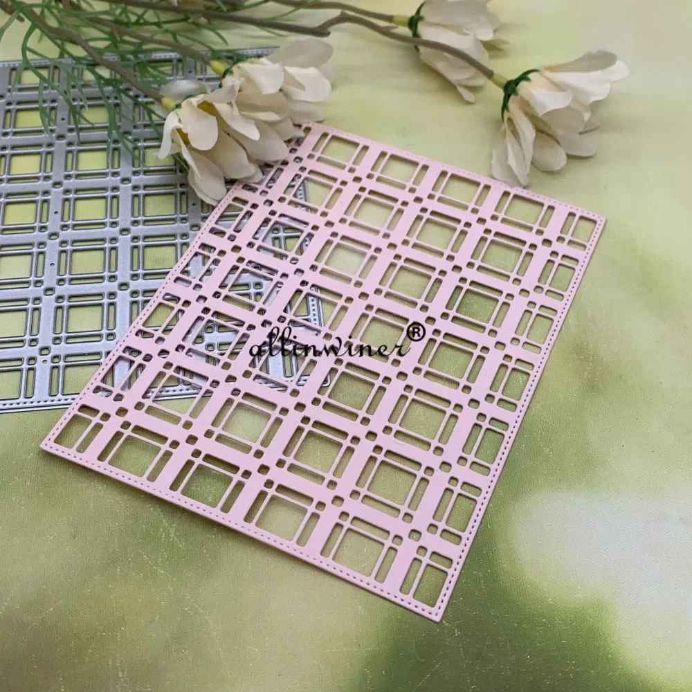 Unregelmäßige Kreuzrahmen-Metall-Stanzschablonen zum Stanzen für DIY-Scrapbooking, Album, Papierkarten, Prägung
