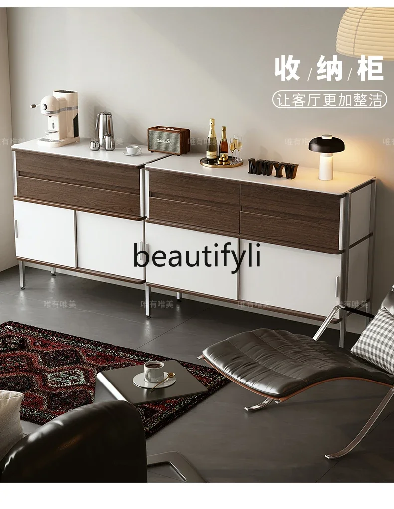 

xz1Sideboard Low Cabinet Retro Tea and Water Combination Storage Chest Water Bar Table