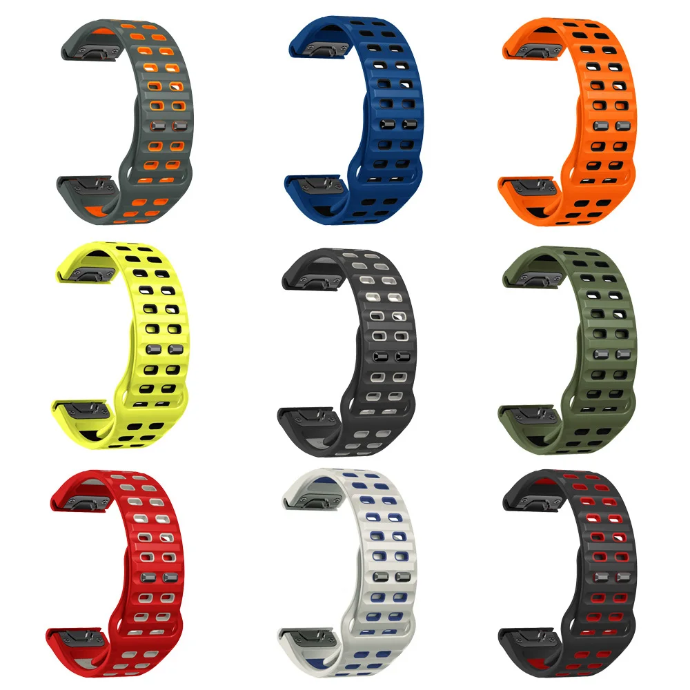Quickfit 26 22 مللي متر ل Garmin Fenix 8 7 7X 6 6X Pro 5 5X Plus سوار ساعة ذكية Epix Pro Gen 2 51 مللي متر 47 مللي متر 955 945 سوار سيليكون