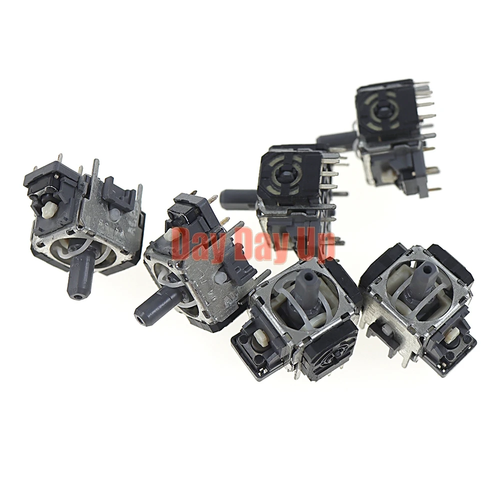 3 Buah untuk PS4 Asli 3Pin Modul Sensor Potensiometer 3D Analog Joystick Thumbstick untuk Pengendali PS3 Gamepad Pengganti