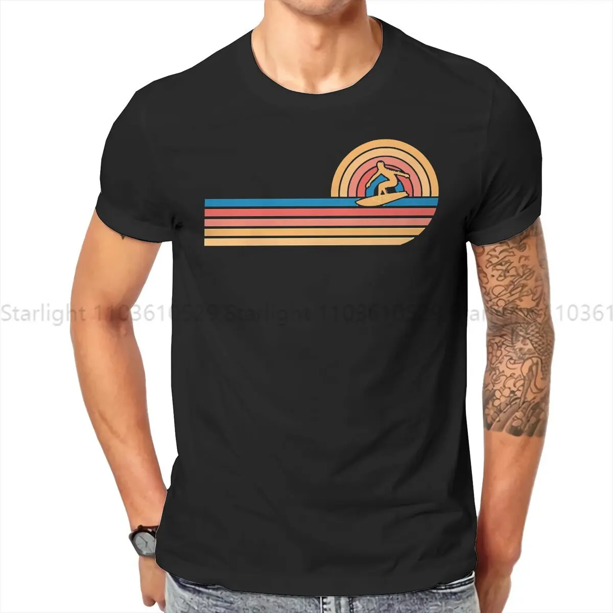 Dune Chronicles Sci-Fi Movie TShirt Surfing Surfer Retro Elegant T Shirt Leisure Men Clothes New Design