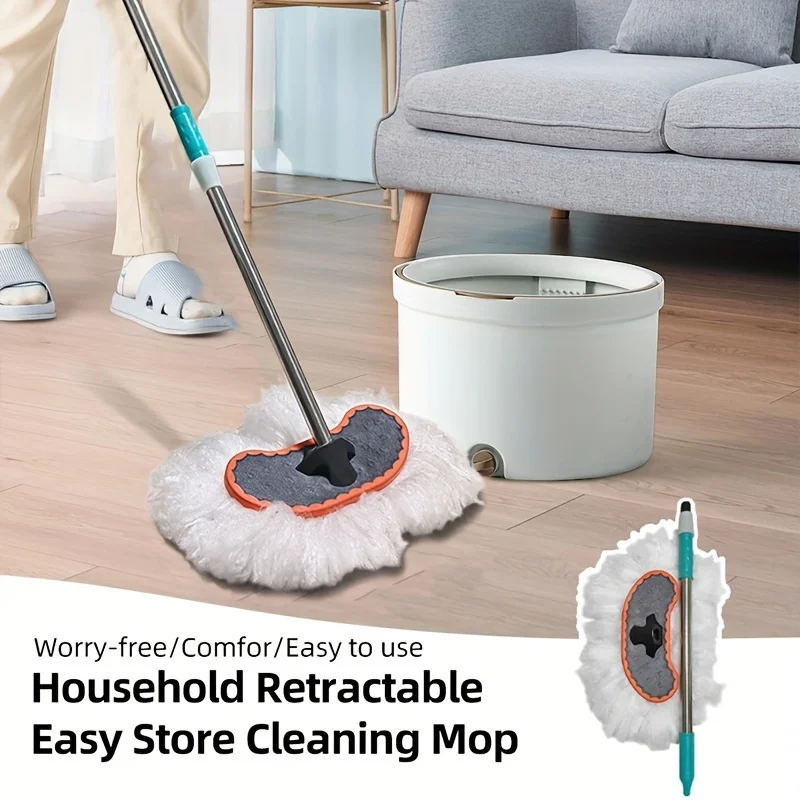 Household multi-purpose telescopic cleaning floor mop