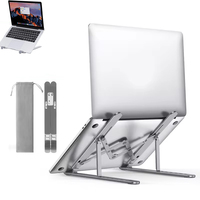 Adjustable Laptop Stand,Foldable & Portable Computer Stand for Desk,Ventilated Riser for MacBook, iPad,Notebook (10-15.6inches)