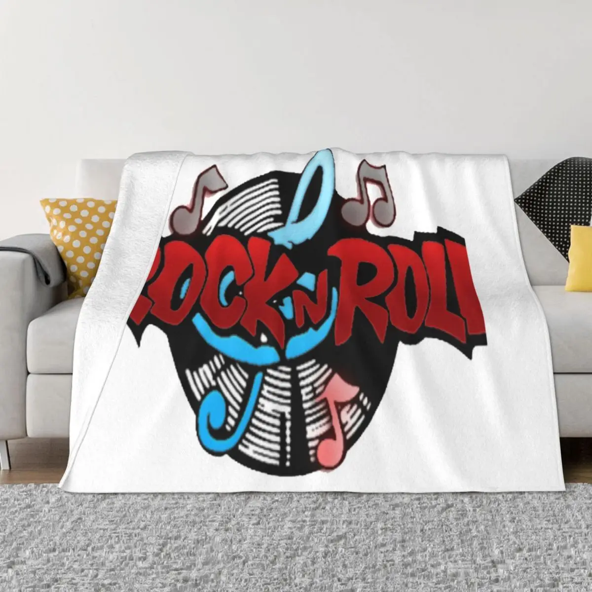 Rock N Roll 2129 Home Quilt For Bed Blankets & Throws Throw Blanket