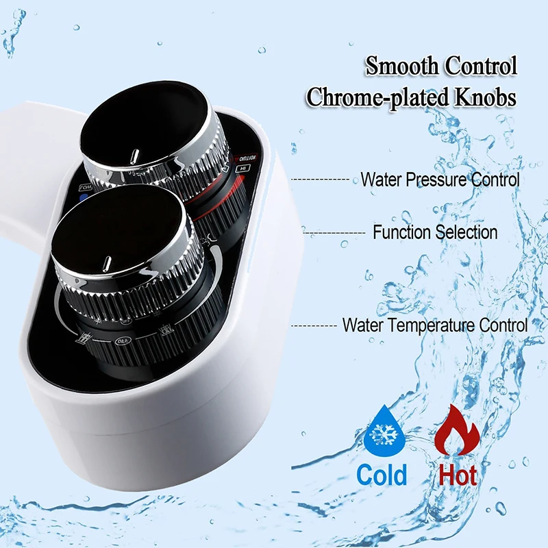 

Крепление для сиденья, неэлектрическое регулируемое умное биде, самоочищающаяся двойная насадка, корпус для горячей и холодной воды