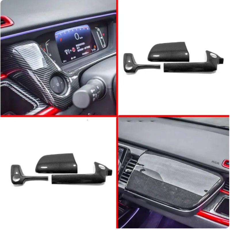 

Car Central Control Dashboard Panel Cover For Honda Fit Jazz 2020 -2024 Decoration Trim Auto Interior Accessories