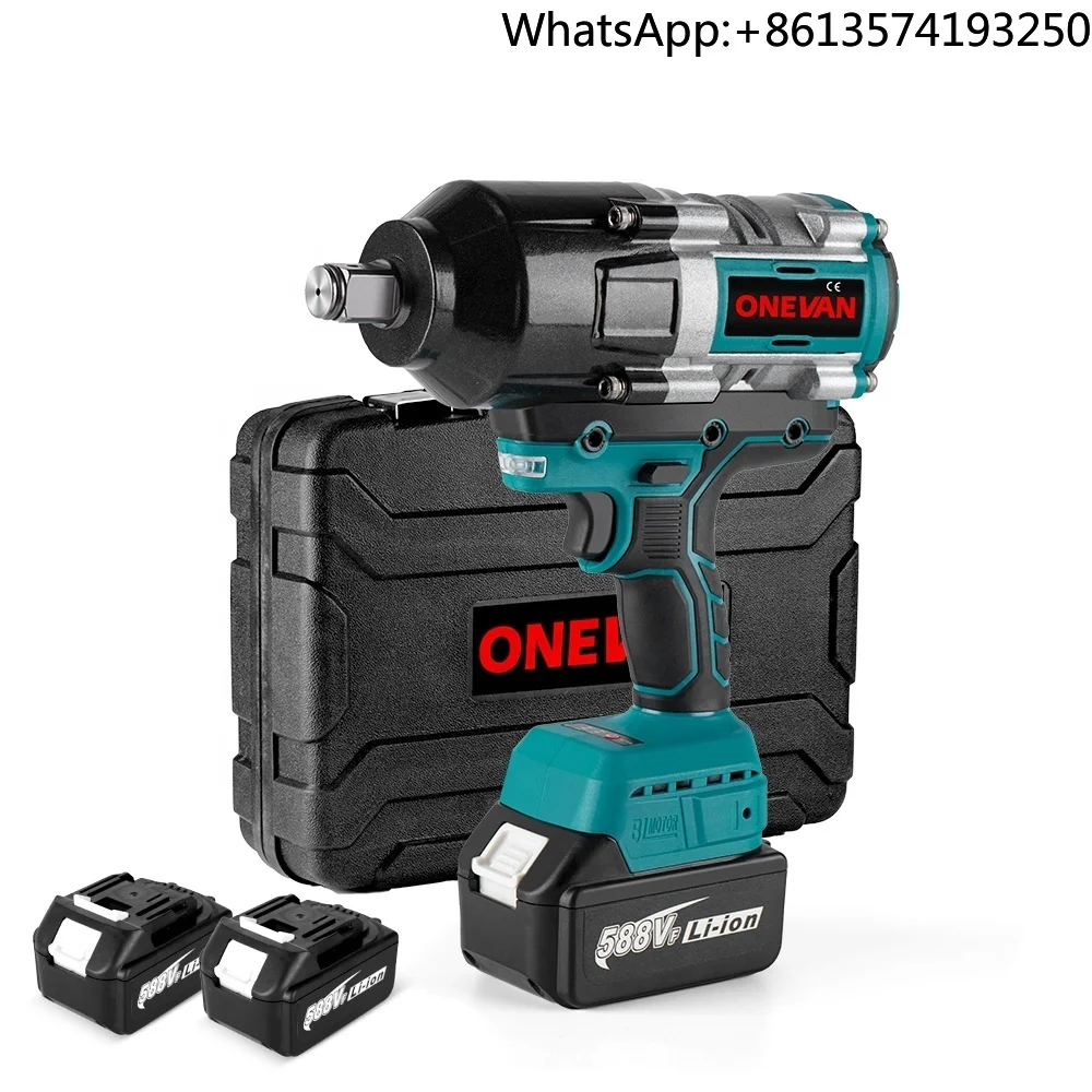 

ONEVAN 3100N.M High Torque Brushless Electric Impact Wrench Cordless 20V DIY Battery Tool