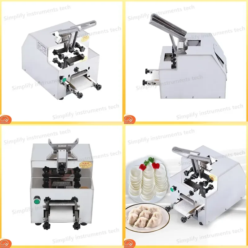 Commercial Dumpling Wrapper Skin Making for Food Shops Automatic Dough Sheet Roller