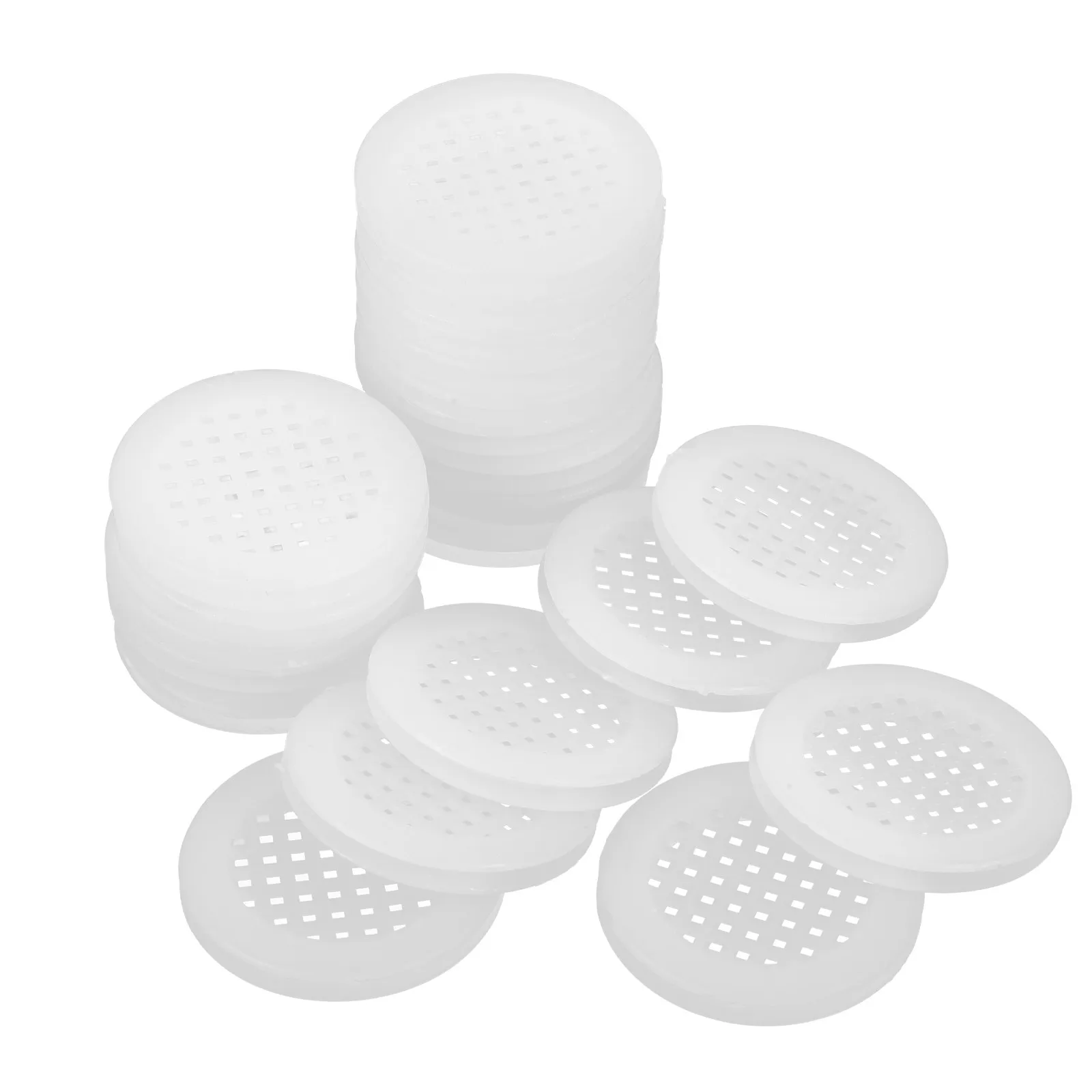 20Pcs Round Vent Holes for Cabinets Air Vent Covers Furniture Ventilation Accessories Decorative Circular Air Vents Home Use