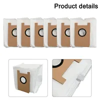 6pcs Dust Bags For Ultenic For T10 Lite Robot Vacuum Cleaner Home Improvement Cleaning Tools Dust Bags Replacement Accessories