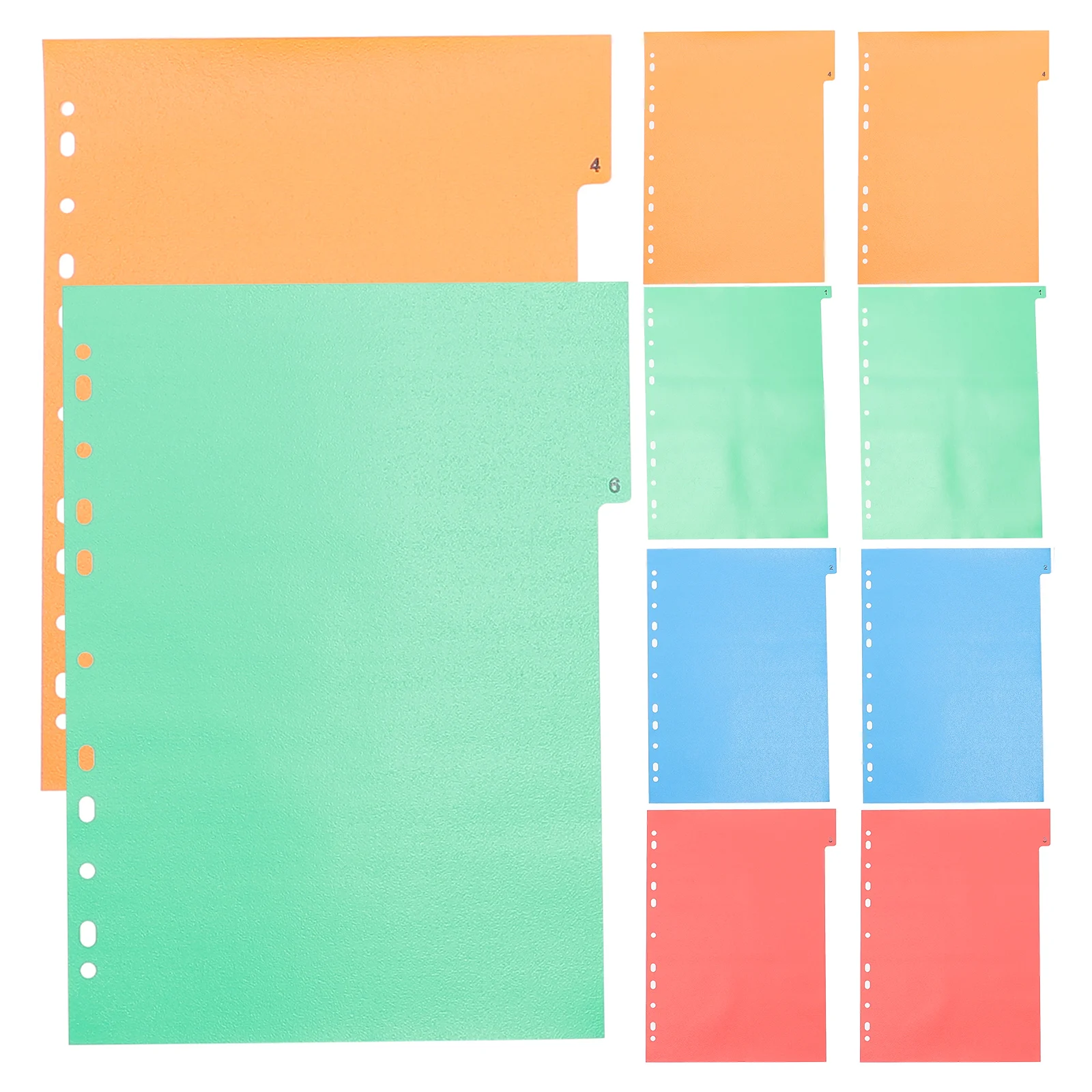 

20 Sheets File Management Loose-Leaf Refill Paper for School Office Document Binder Dividers Organizer